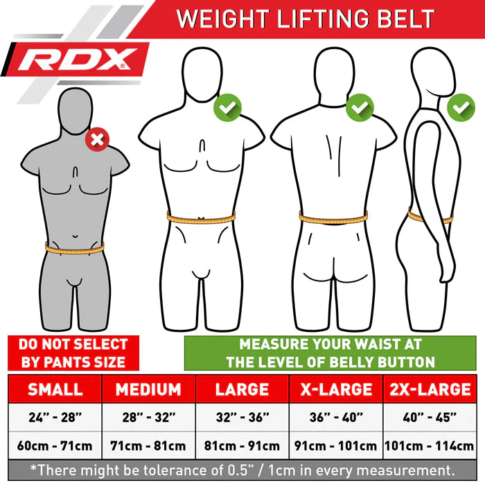 RDX 6 INCH LEATHER WEIGHTLIFTING GYM BELT 