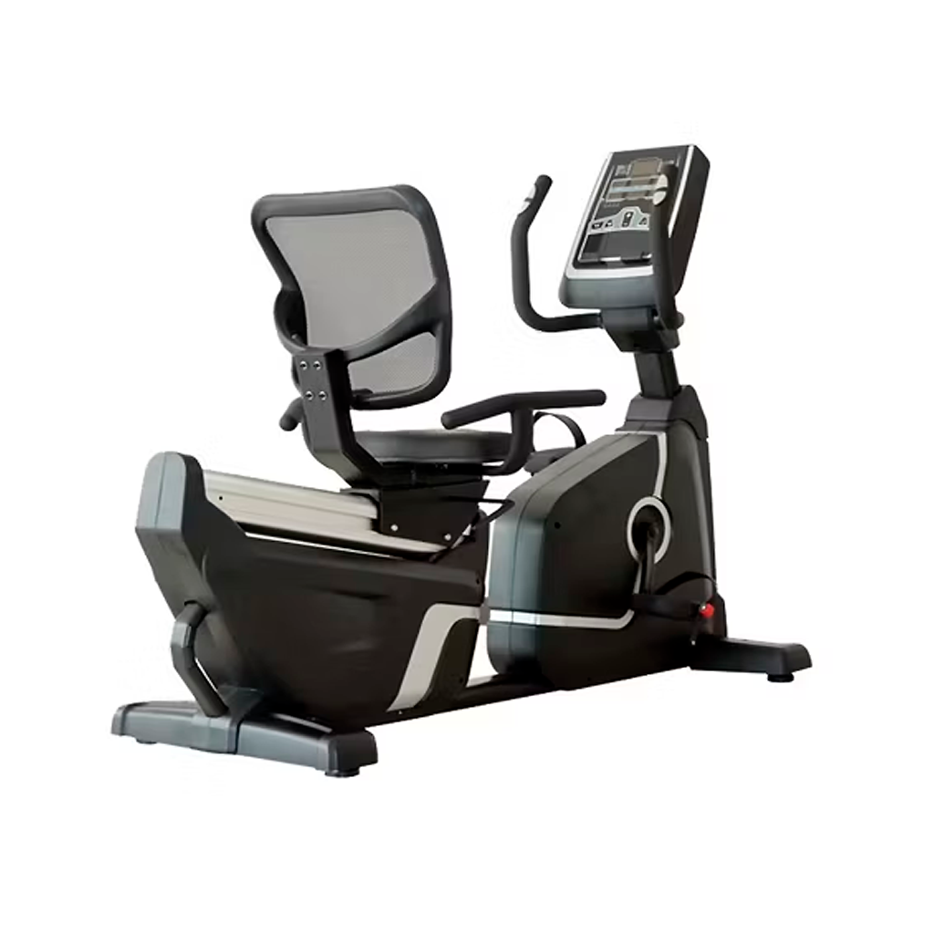 Bicicleta Magnética Reclinada con Pantalla Táctil