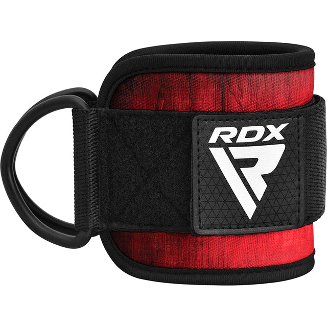 Correas RDX A4 para tobillo en Bolivia - detalle de argolla metalica - Chelo Sports