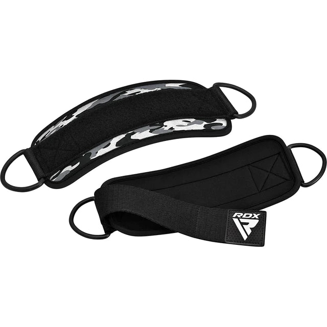 Correas RDX A4 camufladas grises para gimnasio en Bolivia - par completo - Chelo Sports