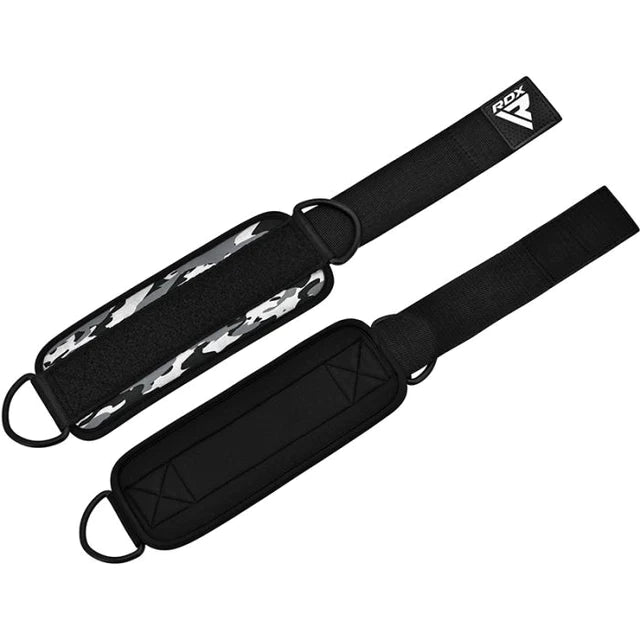 Correas de tobillo RDX A4 camufladas en Bolivia - cierre de velcro - Chelo Sports
