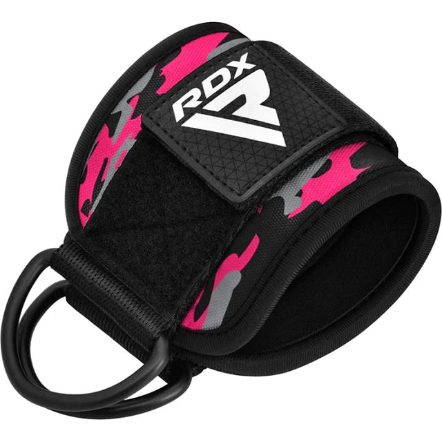 Correas de tobillo RDX A4 rosadas en Bolivia - par para polea - Chelo Sports