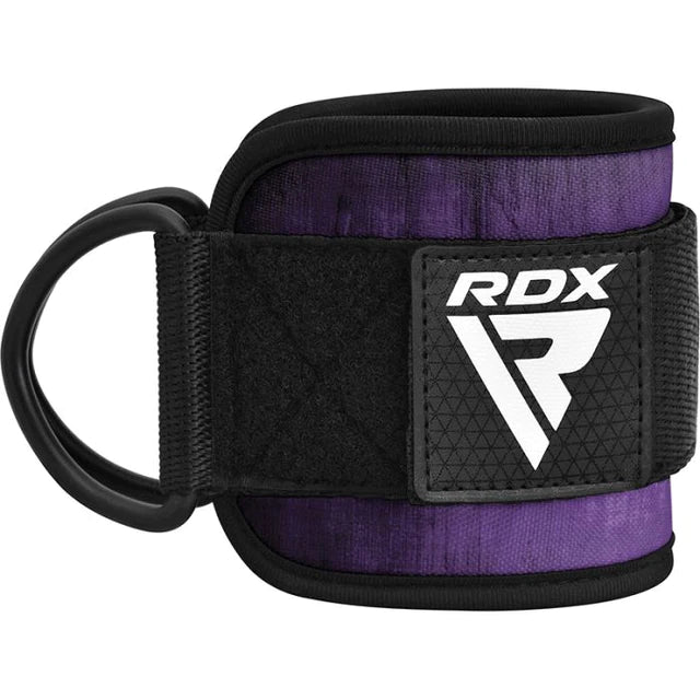 Correas de tobillo RDX A4 moradas en Bolivia - par para maquina de cable - Chelo Sports