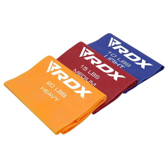 Bandas planas RDX B1 TPE en Bolivia - set de resistencia para entrenamiento - Chelo Sports
