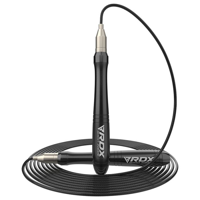 RDX W2 10.3 FT ADJUSTABLE JUMP ROPE WITH NON-SLIP ALUMINUM HANDLES