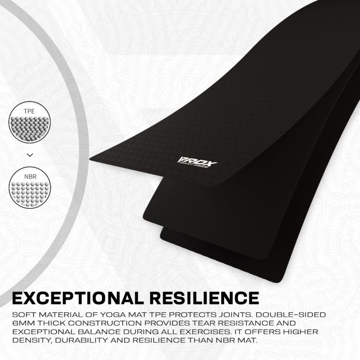 RDX YM 6MM TPE YOGA MAT