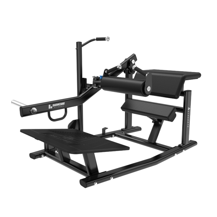 Maquina Hip Thrust para gimnasio en Bolivia - estructura lateral reforzada - Chelo Sports