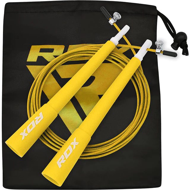 Cuerda RDX C8 amarilla en Bolivia - mango antideslizante para entrenamiento - Chelo Sports