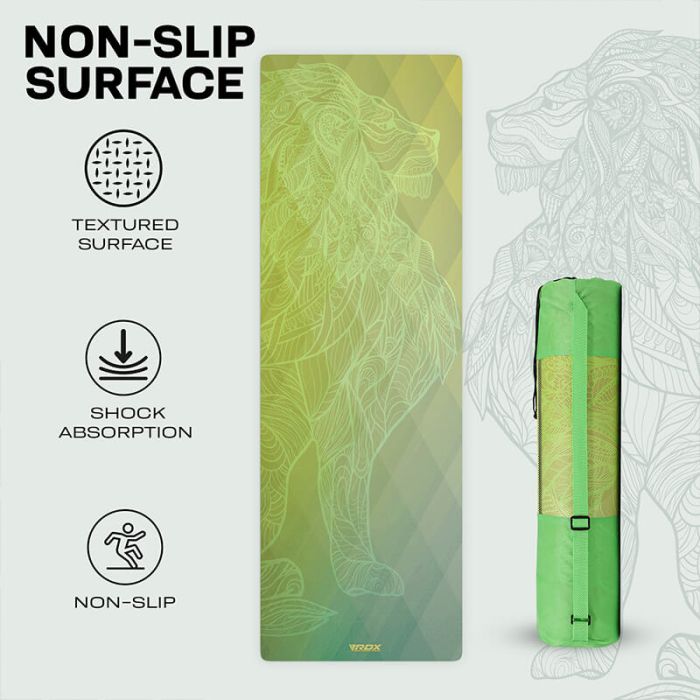 RDX D7 6MM PU RUBBER YOGA MAT