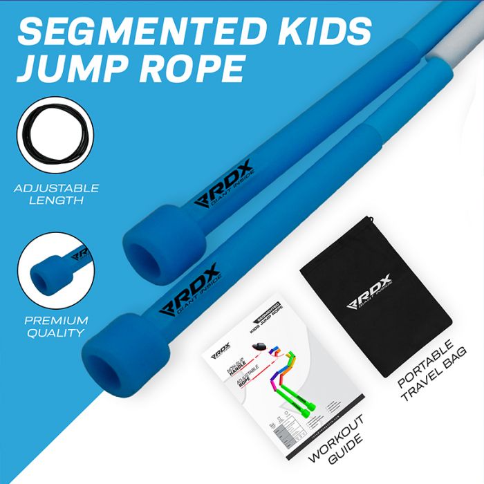 RDX BD 10 FT TANGLE FREE BRAIDED NYLON JUMP ROPE FOR KIDS