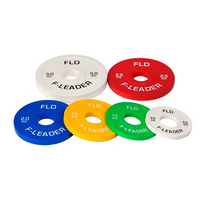 Discos bumpber de colores en Bolivia - set liviano de 0,5 a 2 kg - Chelo Sports