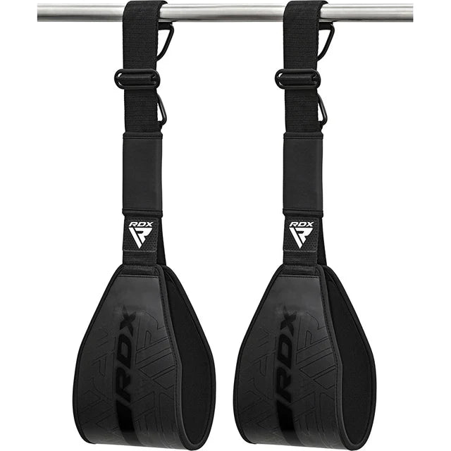 Correas Abdominales RDX F6 KARA en Bolivia - detalle de hebilla y soporte - Chelo Sports