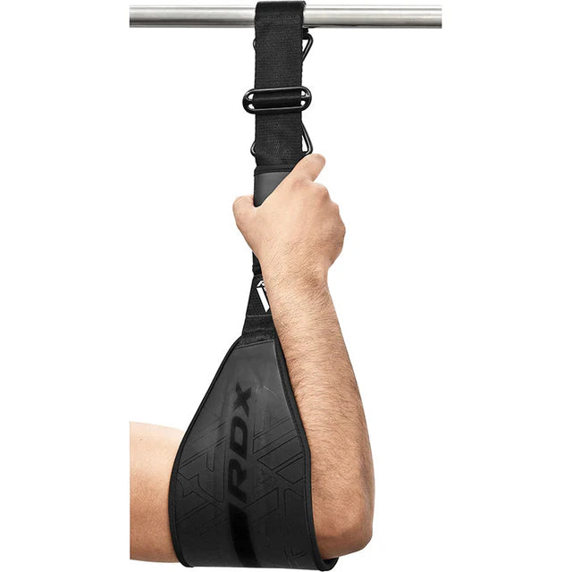 Correas Abdominales RDX F6 KARA en Bolivia - detalle de costuras reforzadas - Chelo Sports