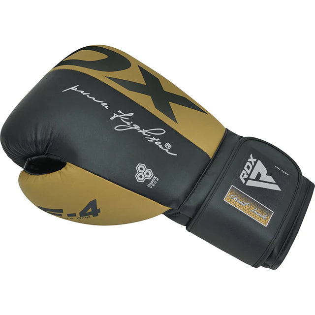 RDX F4 Hook &amp; Loop Sparring Boxing Gloves 