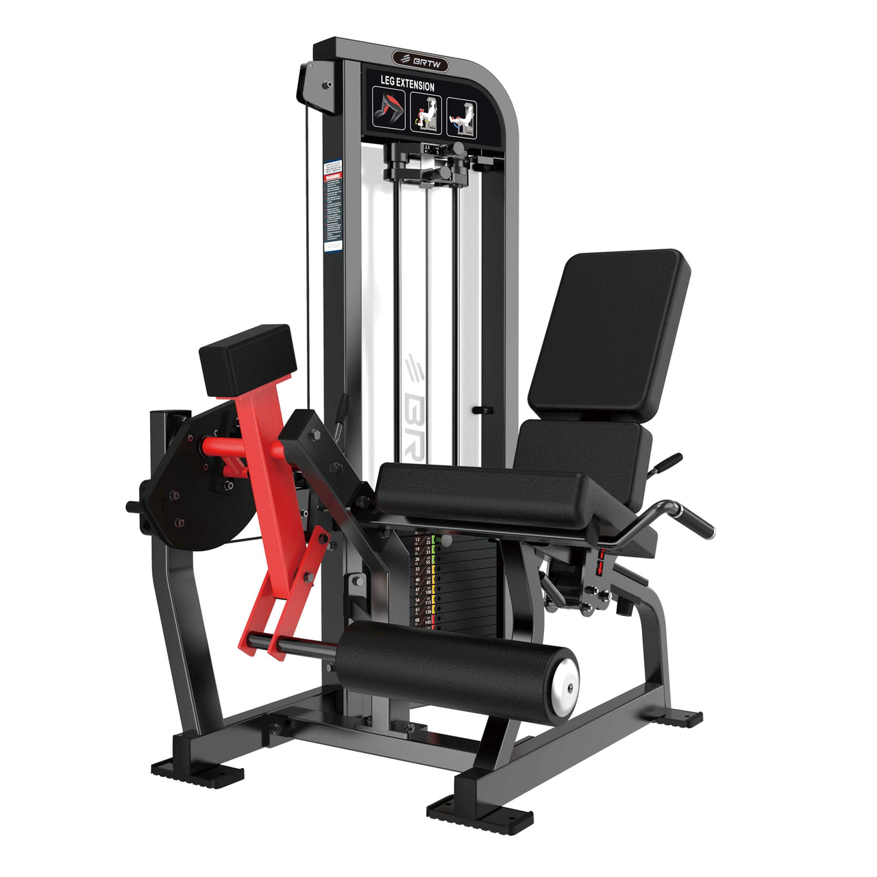 Máquina Leg Extension HS en Bolivia - vista frontal - Chelo Sports