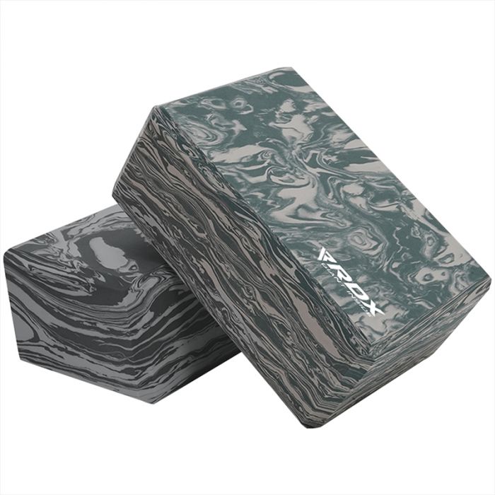 RDX GB HIGH DENSITY EVA FOAM NON-SLIP YOGA BLOCK GREY