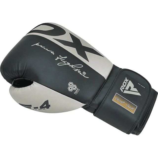 RDX F4 Hook &amp; Loop Sparring Boxing Gloves 