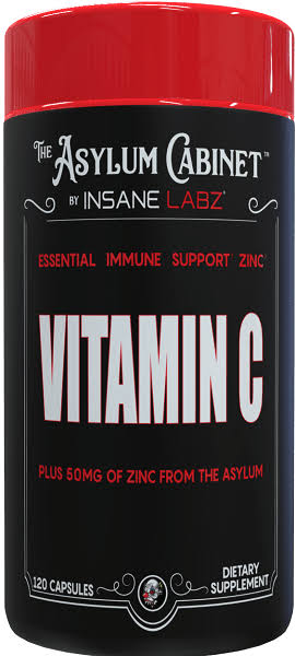 Vitamina C con zinc 120 Caps (Insane Labz)