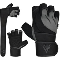 Thumbnail for RDX L4 Open Finger Weight Lifting Gym Gloves 