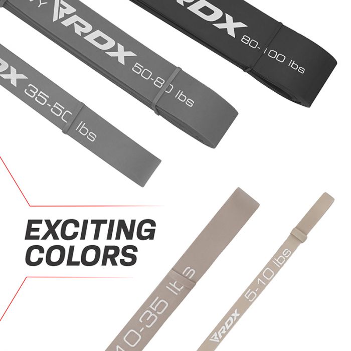 Bandas RDX MG plomo en Bolivia - accesorio para entrenamiento funcional - Chelo Sports