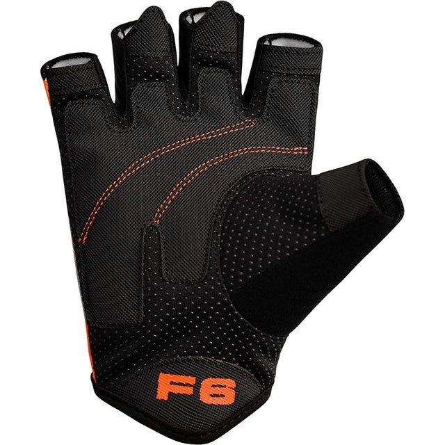 Guantes RDX F6 naranjas en Bolivia - par para entrenamiento fitness - Chelo Sports