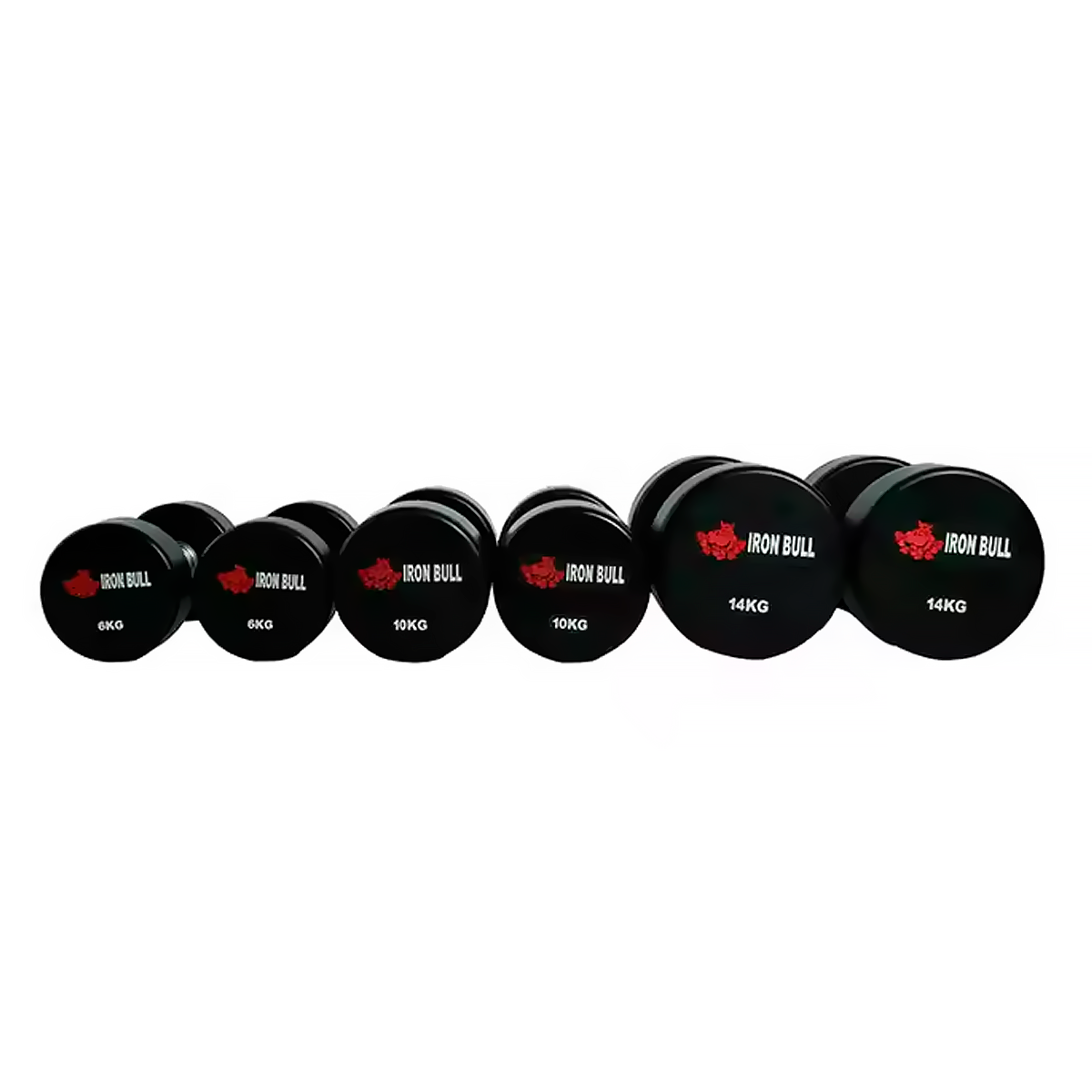 Set de mancuernas IRONBULL engomada 2.5 - 30 kgs