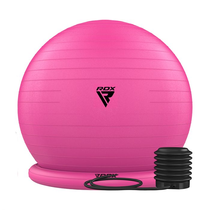 Pelota de yoga RDX B2 rosada en Bolivia - ejercicio en casa y gimnasio - Chelo Sports