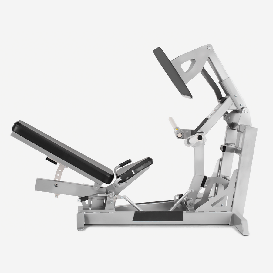 Máquina Leg Press - Prensa Péndulo en Bolivia - vista frontal - Chelo Sports