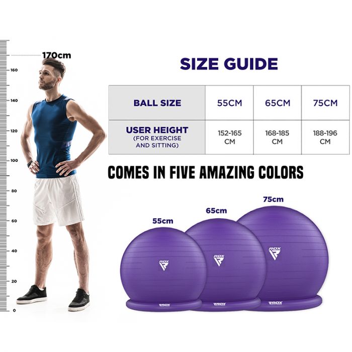 Pelota RDX B2 morada en Bolivia - detalle de bomba de aire y accesorios - Chelo Sports