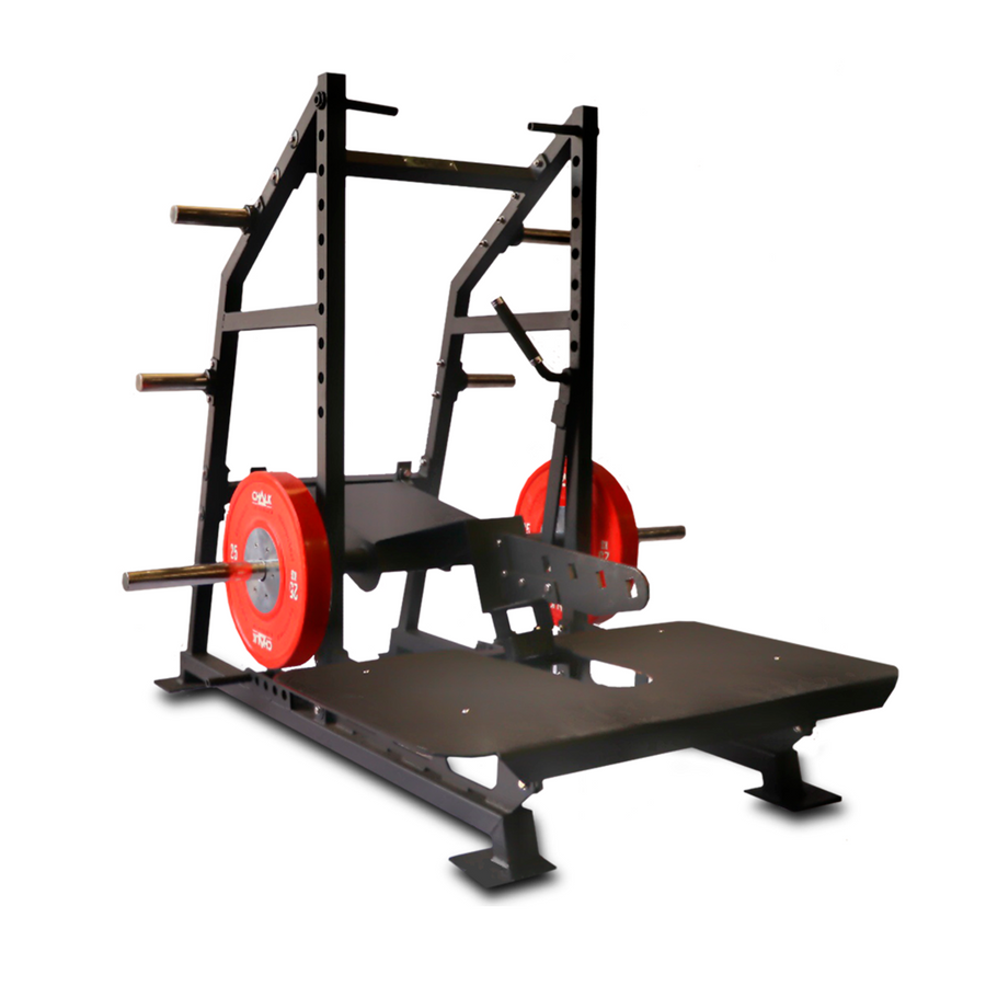 Rogers Belt Squat en Bolivia - vista frontal para sentadillas con cinturon - Chelo Sports
