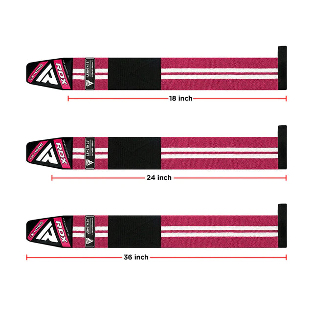 Munequeras RDX W4 rosadas en Bolivia - detalle de soporte para muneca - Chelo Sports