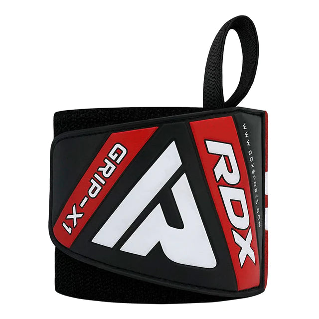Vendajes de muneca RDX W4 rojos en Bolivia - cierre ajustable - Chelo Sports