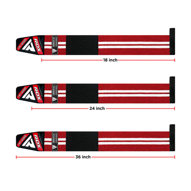 Munequeras RDX W4 rojas en Bolivia - detalle de soporte para muneca - Chelo Sports
