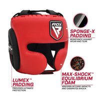 Thumbnail for Casco de boxeo RDX APEX con protector de mejillas