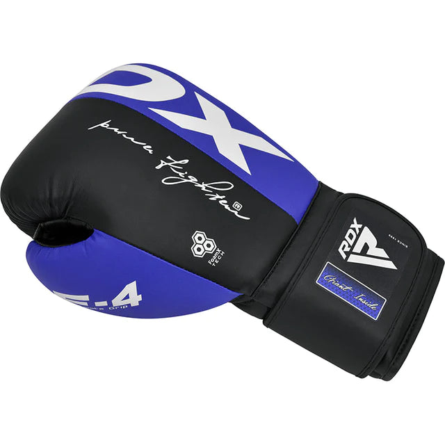 RDX F4 Hook &amp; Loop Sparring Boxing Gloves 