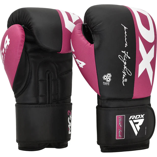 RDX F4 Hook &amp; Loop Sparring Boxing Gloves 