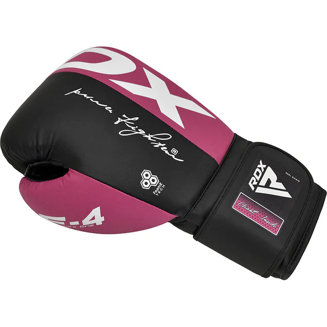 RDX F4 Hook &amp; Loop Sparring Boxing Gloves 