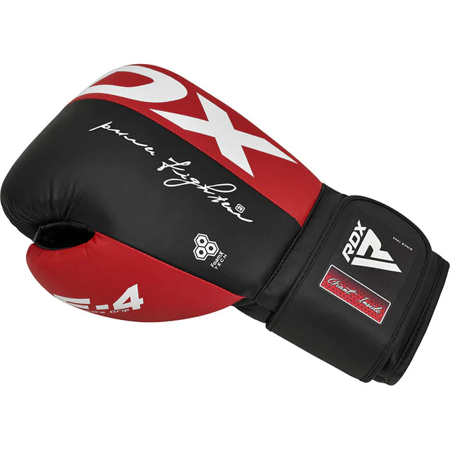 RDX F4 Hook &amp; Loop Sparring Boxing Gloves 