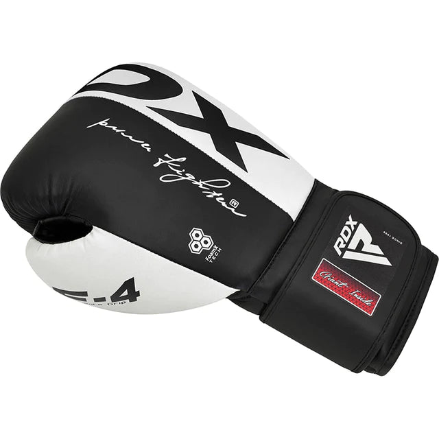 RDX F4 Hook &amp; Loop Sparring Boxing Gloves 