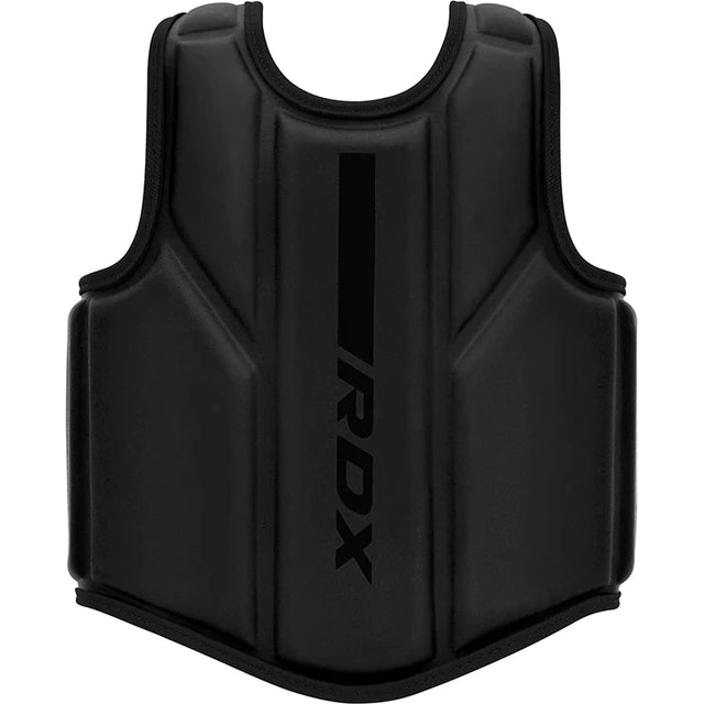 Protector corporal RDX F6 Kara negro en Bolivia - detalle acolchado - Chelo Sports