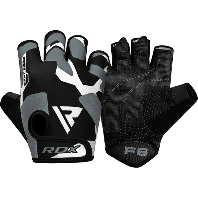 Guantes RDX F6 grises en Bolivia - cierre de muneca reforzado - Chelo Sports