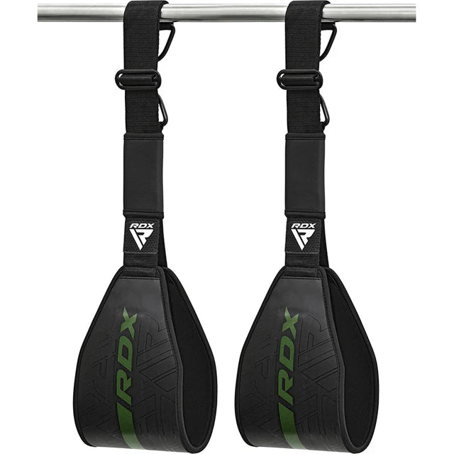 Correas Abdominales RDX F6 KARA en Bolivia - straps color verde militar - Chelo Sports
