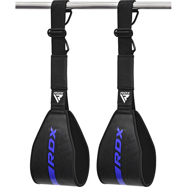 Correas Abdominales RDX F6 KARA en Bolivia - straps color azul para gimnasio - Chelo Sports