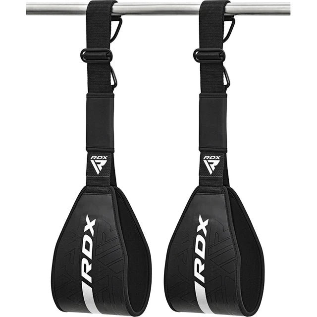 Correas Abdominales RDX F6 KARA en Bolivia - straps color blanco para gimnasio - Chelo Sports