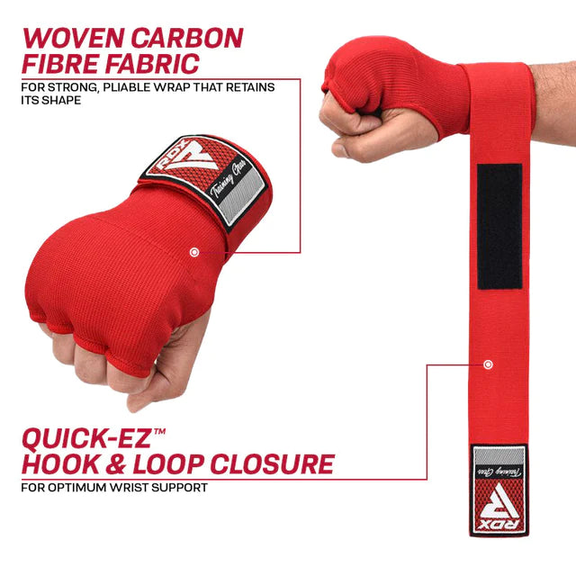 RDX IS Gel Padded Inner Gloves Hook and Loop Wrist Strap for Knuckle Protection OEKO-TEX®Â Standard 100 Certified