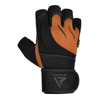 Thumbnail for RDX L4 Guantes de Gimnasio Levantamiento de Pesas con Dedos Abiertos