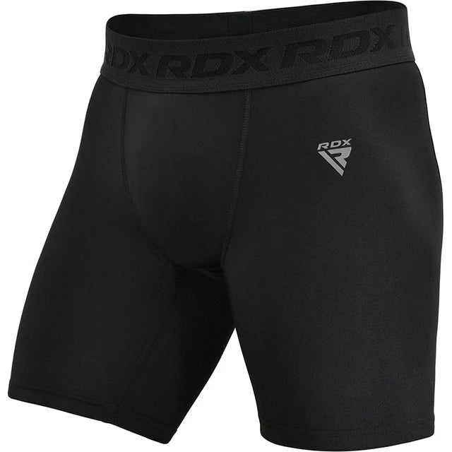 Pantalones cortos de compresión negros RDX T15