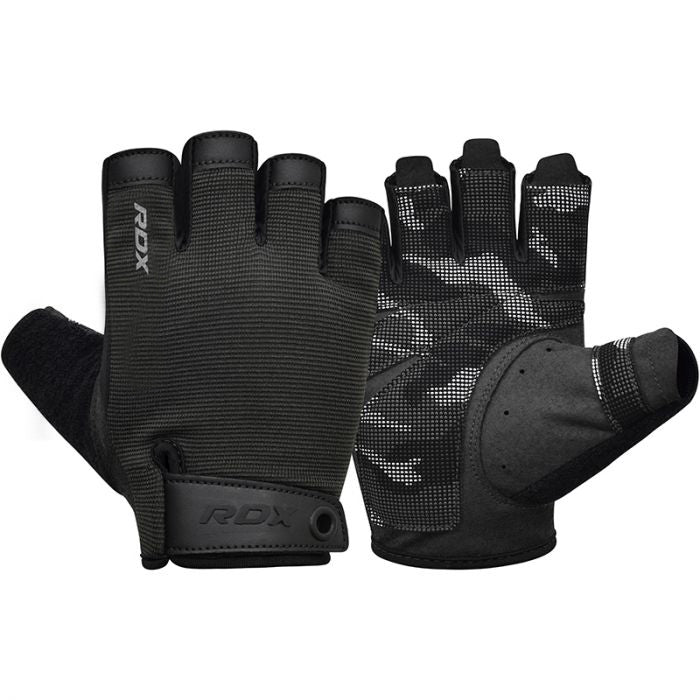 RDX T2 Half Finger Weight Lifting Gym Gloves 