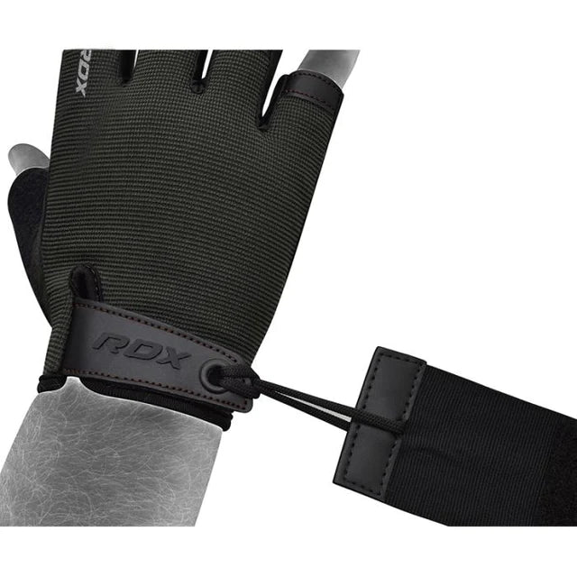 RDX T2 Half Finger Weight Lifting Gym Gloves 