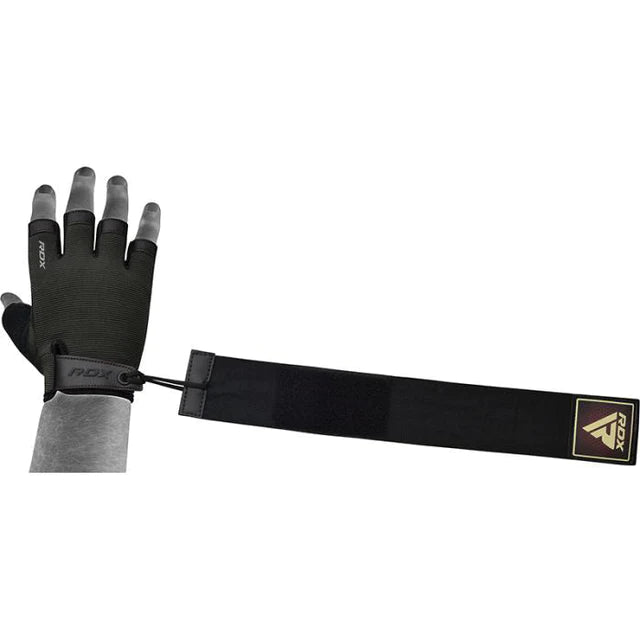 RDX T2 Half Finger Weight Lifting Gym Gloves 